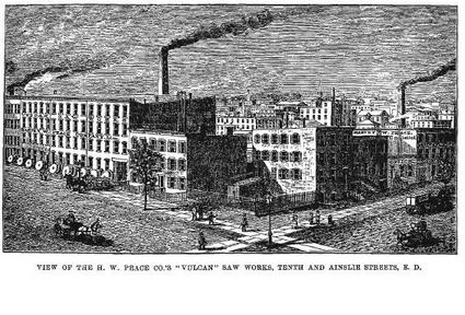 The Vulcan Saw Works ca. 1884